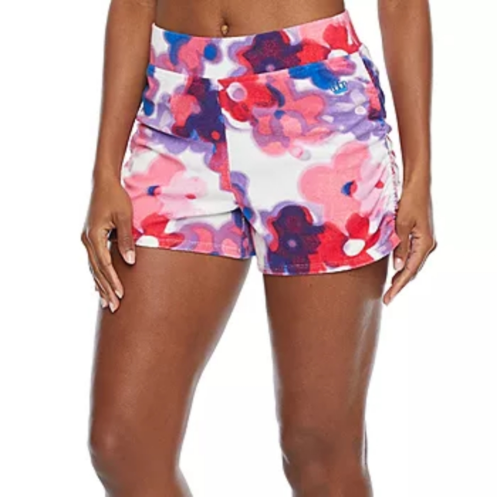 Juicy By Juicy Couture Rouched Womens High Rise Pull-On Short,NWT, medium